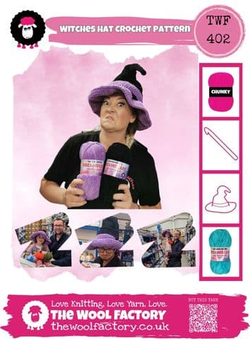 TWF Witches Hat Crochet Pattern in Dreamscape Chunky (TWF402) PDF DOWNLOAD