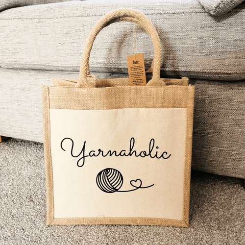 TWF Yarnaholic Jute Bag (Black)