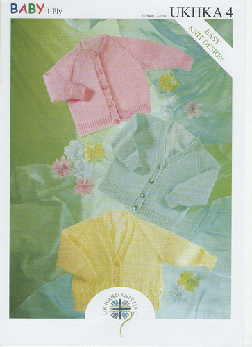 UKHKA 4Ply Cardigans (UKHKA4)