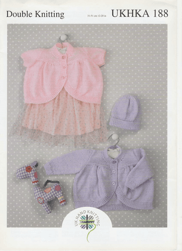 UKHKA DK Cardigans and Hat (UKHKA188)