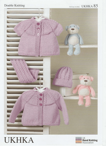 UKHKA DK Cardigans, Scarf and Hat (UKHKA85)