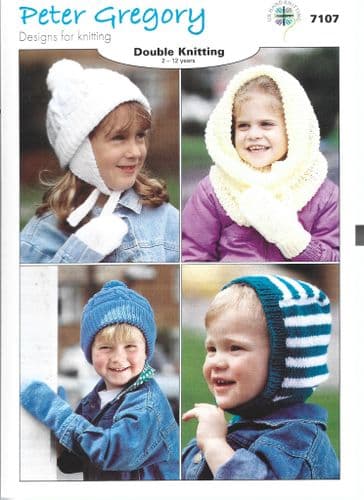UKHKA Peter Gregory Child Hats & Mittens in DK (UKHKA7107)