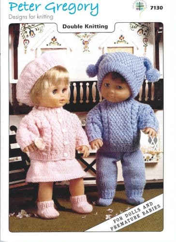UKHKA Peter Gregory Doll and Preemie Clothes in DK (UKHKA7130)