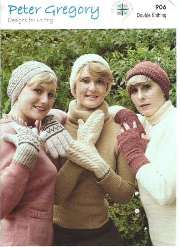 UKHKA Peter Gregory Hats & Gloves in DK (UKHKA906)