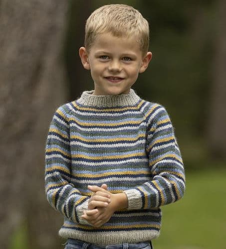 Viking Yarn Boys Sweater Knitting Pattern in Viking Wool (2332-10) PDF DOWNLOAD