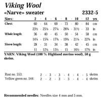Viking Yarn Boys Sweater Knitting Pattern in Viking Wool (2332-5b) PDF DOWNLOAD