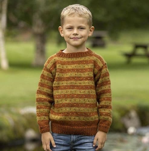Viking Yarn Boys Sweater Knitting Pattern in Viking Wool (2332-5b) PDF DOWNLOAD