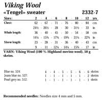 Viking Yarn Boys Sweater Knitting Pattern in Viking Wool (2332-7b) PDF DOWNLOAD
