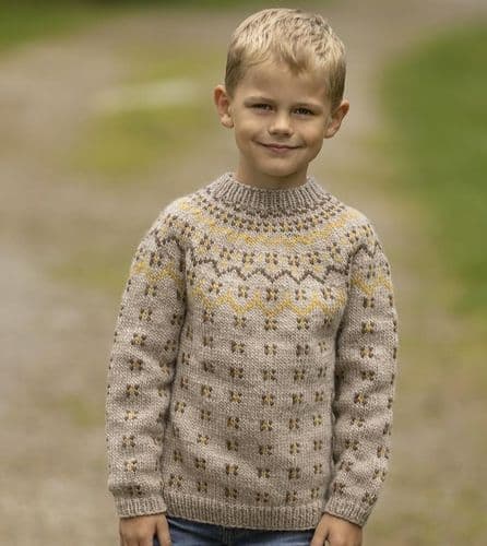 Viking Yarn Boys Sweater Knitting Pattern in Viking Wool (2332-8a) PDF DOWNLOAD