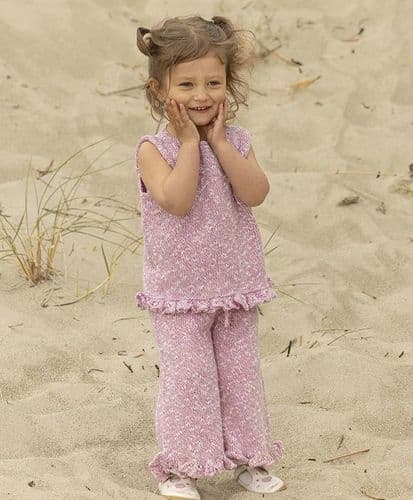 Viking Yarn Childrens Top and Trousers Knitting Pattern in DK (VK2614-1a) PDF DOWNLOAD