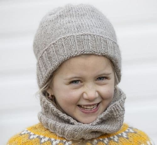 Viking Yarn Hat & Neck Warmer Knitting Pattern in Viking Wool (2602-2) PDF DOWNLOAD