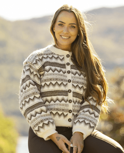 Viking Yarn Ladies Cardigan Knitting Pattern in Idun (4-1) PDF DOWNLOAD