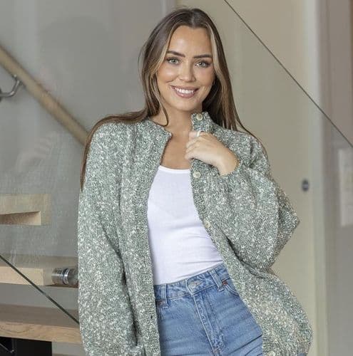 Viking Yarn Ladies Cardigan Knitting Pattern in Lotta DK (VK2503-8) PDF DOWNLOAD