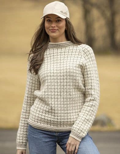 Viking Yarn Ladies Sweater Knitting Pattern in DK (VK10-8b) PDF DOWNLOAD