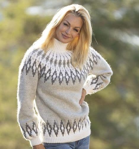 Viking Yarn Ladies Sweater Knitting Pattern in Viking Wool (2330-4) PDF DOWNLOAD