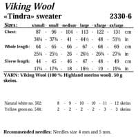 Viking Yarn Ladies Sweater Knitting Pattern in Viking Wool (2330-6) PDF DOWNLOAD