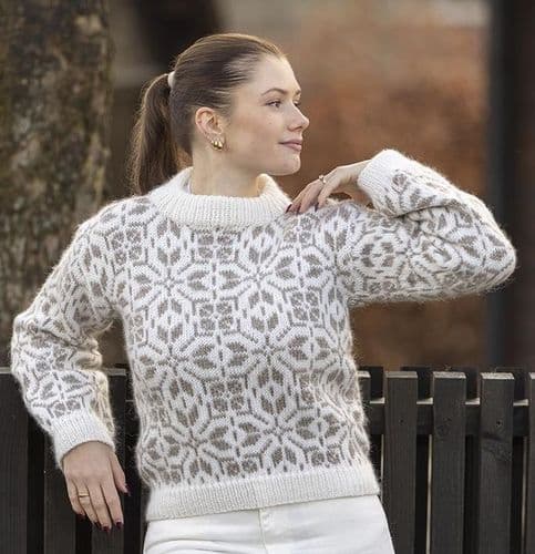 Viking Yarn Ladies Sweater Knitting Pattern in Viking Wool (2501-4) PDF DOWNLOAD
