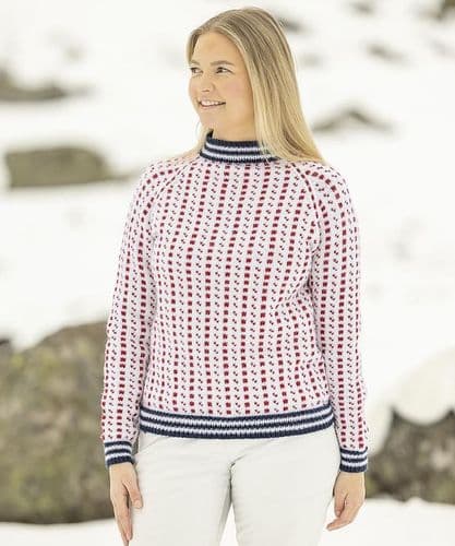 Viking Yarn Ladies Sweater Knitting Pattern (VK2507-2a) PDF DOWNLOAD