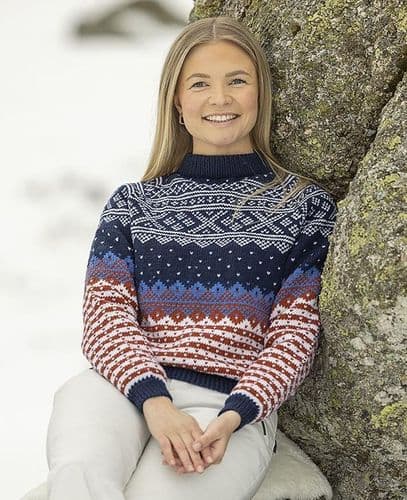 Viking Yarn Ladies Sweater Knitting Pattern (VK2507-6) PDF DOWNLOAD