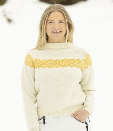 Viking Yarn Ladies Sweater Knitting Pattern (VK2507-7) PDF DOWNLOAD