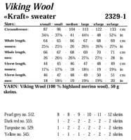 Viking Yarn Mens & Ladies Sweater in Viking Wool (2329-1) PDF DOWNLOAD