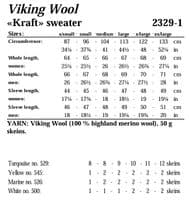 Viking Yarn Mens & Ladies Sweater in Viking Wool (VK2329-1) PDF DOWNLOAD