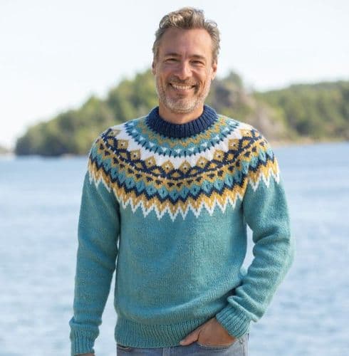 Viking Yarn Mens & Ladies Sweater in Viking Wool (VK2329-1) PDF DOWNLOAD