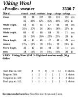 Viking Yarn Mens & Ladies Sweater Knitting Pattern in Viking Wool (VK2330-7a) PDF DOWNLOAD