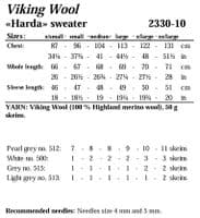 Viking Yarn Mens Sweater Knitting Pattern in Viking Wool (2330-10) PDF DOWNLOAD