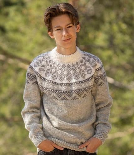 Viking Yarn Mens Sweater Knitting Pattern in Viking Wool (2330-10) PDF DOWNLOAD