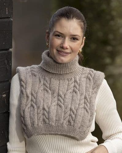 Viking Yarn Neck Warmer Knitting Pattern in Viking Wool (2502-2) PDF DOWNLOAD