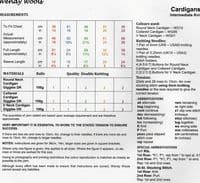 Wendy Babies Cardigans Knitting Pattern in Giggles DK (7014)