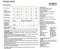 Wendy Girls Cardigans Knitting Pattern in Giggles DK (7024)