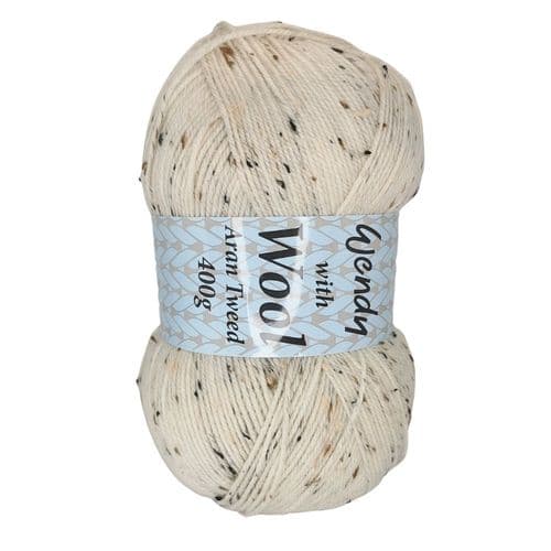 Wendy with Wool Aran Tweed - 400g - 4 Shades