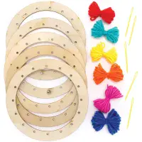 Wooden String Art Circle Kits (pack of 5)