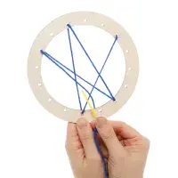 Wooden String Art Circle Kits (pack of 5)