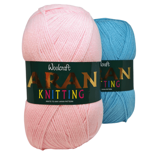 Woolcraft Acrylic Aran - 400g Ball - All Shades