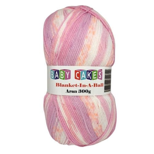 Woolcraft Baby Cakes (Blanket in a ball) Aran - 300g - All Shades