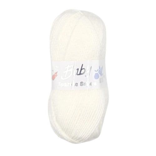 Woolcraft Baby Sparkle Solide DK - 100g Ball - 7 Shades