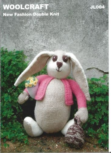 Woolcraft Rosie the Rabbit Knitting Pattern in Woolcraft New Fashion DK (JL004)