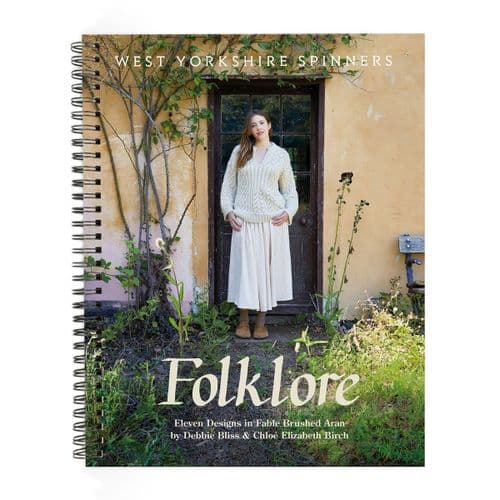 WYS Folklore Knitting Book in Fable Brushed Aran (WYS01)