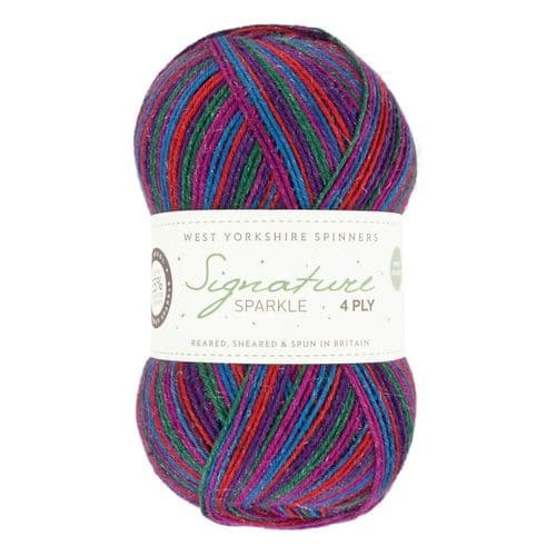 WYS Signature Sparkle 4ply - 100g - All Shades
