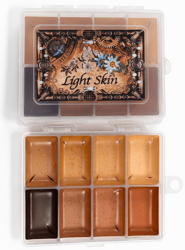 Bluebird Fair/light Skin Ink Palette