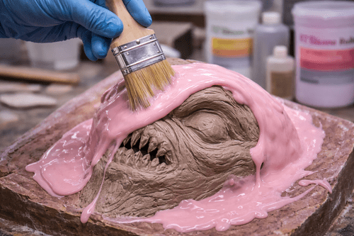 Brush-on Mould Making