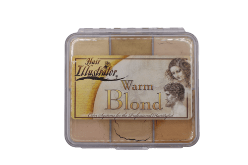 Hair Illustrator On Set Warm Blond Palette