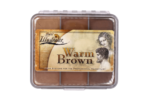 Hair Illustrator On Set Warm Brown Palette