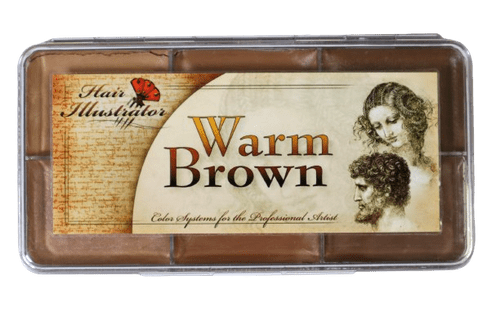 Hair Illustrator Warm Brown Palette