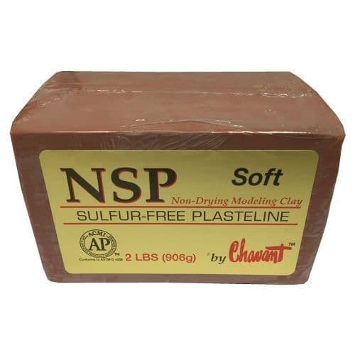 NSP Chavant Clay Soft Red/Brown
