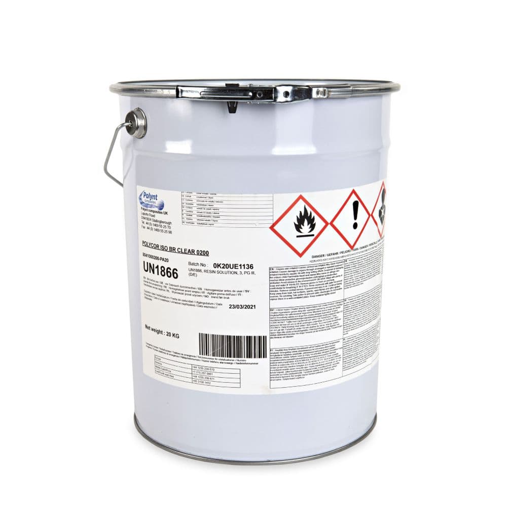 Polycor Metal POLYCOR ISO BR CLEAR 0200 GELCOAT 20KG