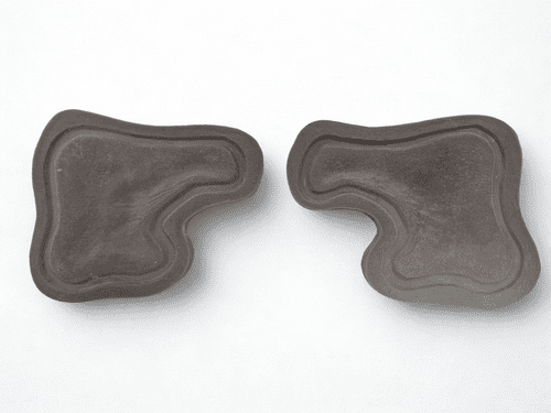 Skull Cheek Flat Mould Set